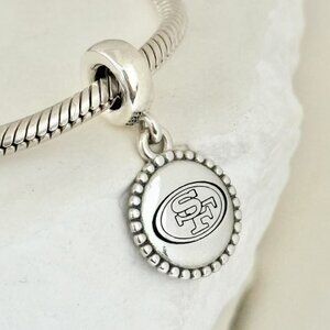 Pandora San Francisco 49ers Dangle S925 Silver Charm